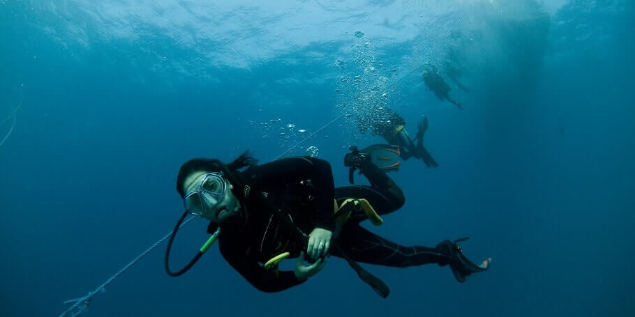 Divers in Gordo banks